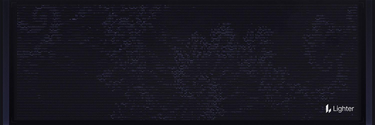 Lighter banner